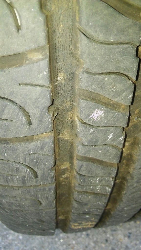 Cracking between tread, is it normal? BobIsTheOilGuy
